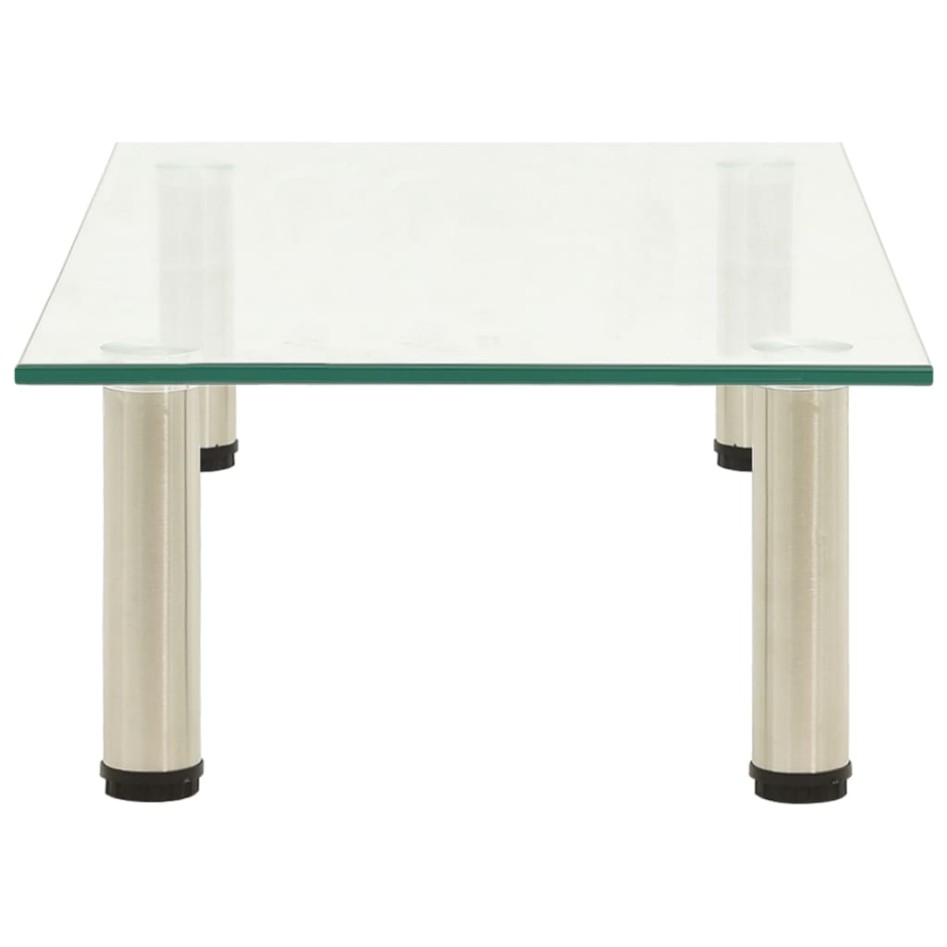 Mueble para TV de vidrio templado transparente 60x35x17