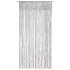 Cortina de macramé algodón gris antracita 140x240