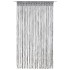 Cortina de macramé algodón gris antracita 140x240
