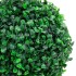 Planta de boj artificial forma de bola con maceta verde 60