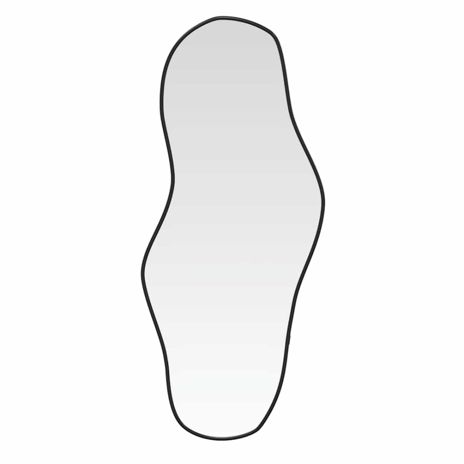 Espejo de pared negro 80x35