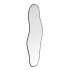 Espejo de pared negro 80x35