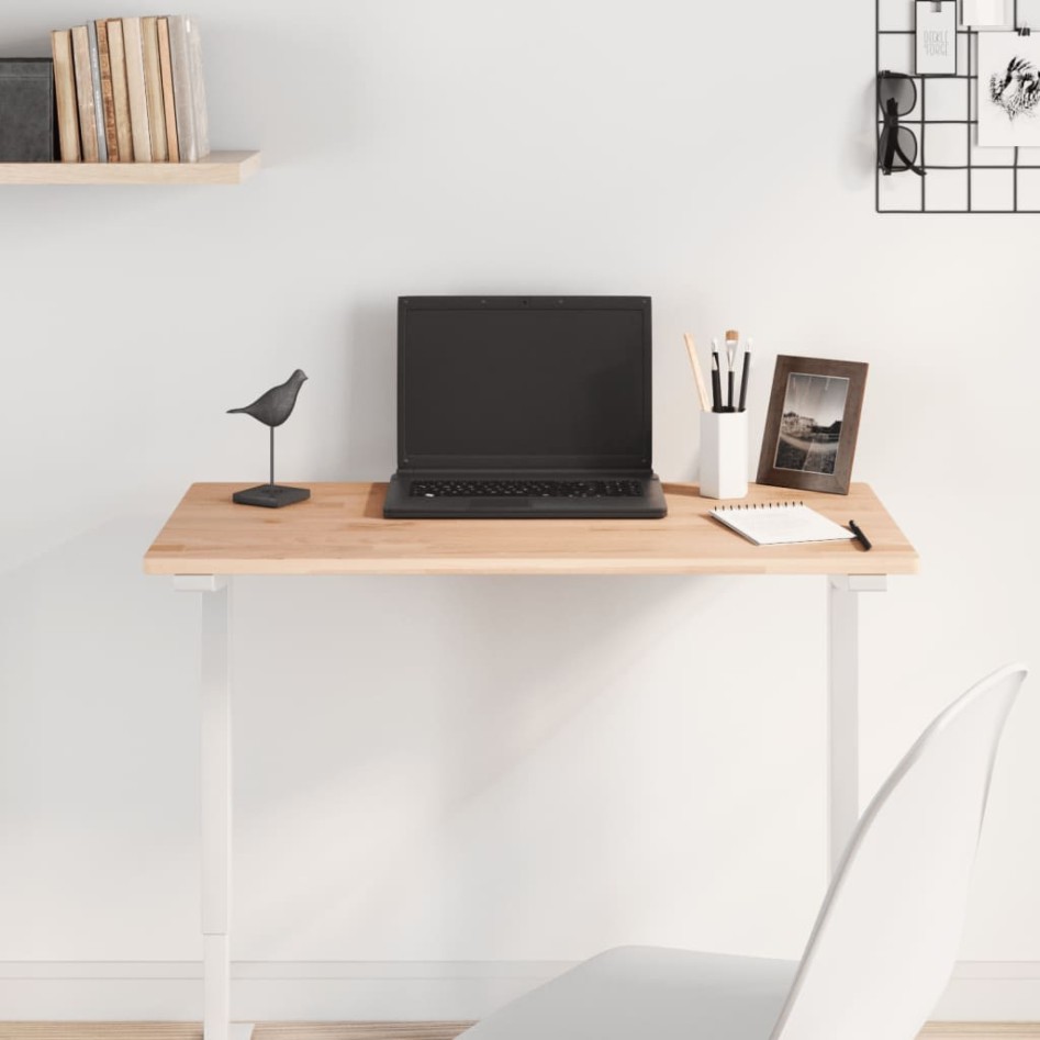 Tablero rectangular de madera maciza de haya 80x40x1,5