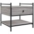 Mesa de centro madera de ingeniería gris Sonoma 50x50x50