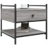 Mesa de centro madera de ingeniería gris Sonoma 50x50x50