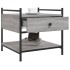 Mesa de centro madera de ingeniería gris Sonoma 50x50x50