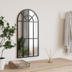 Espejo de pared arco de hierro negro 30x60 cm