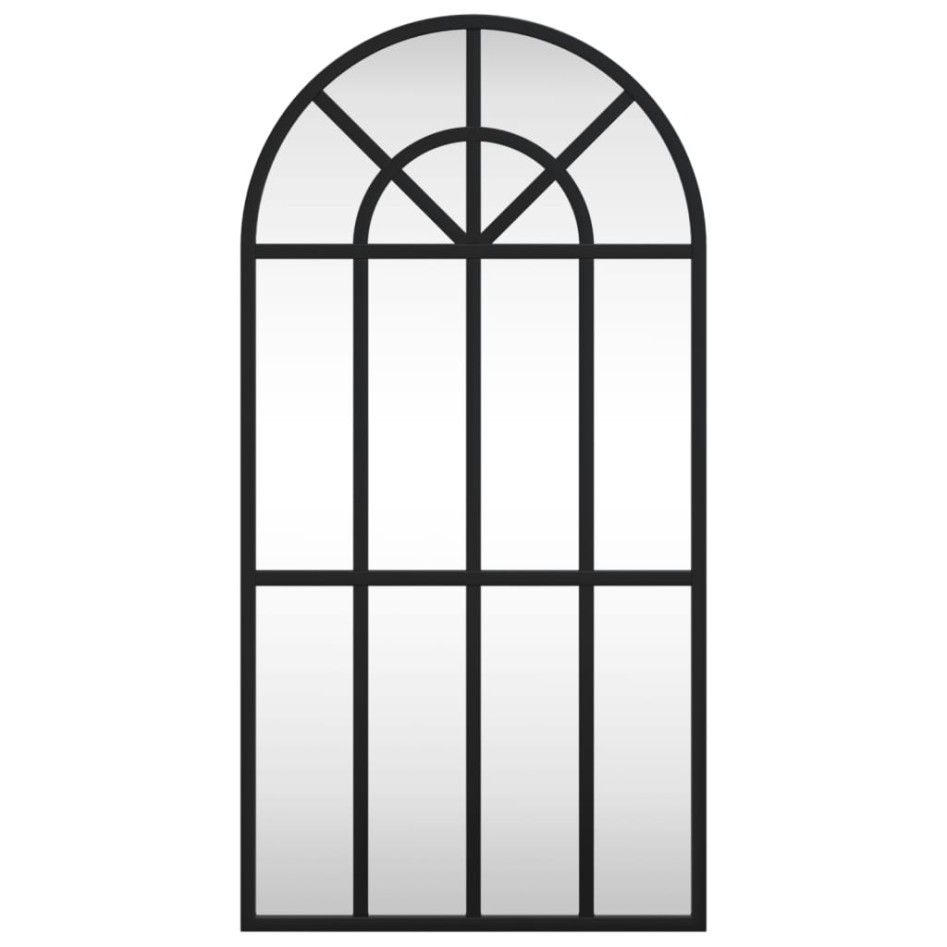 Espejo de pared arco de hierro negro 30x60