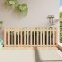 Arriate elevado jardín con valla madera maciza pino
