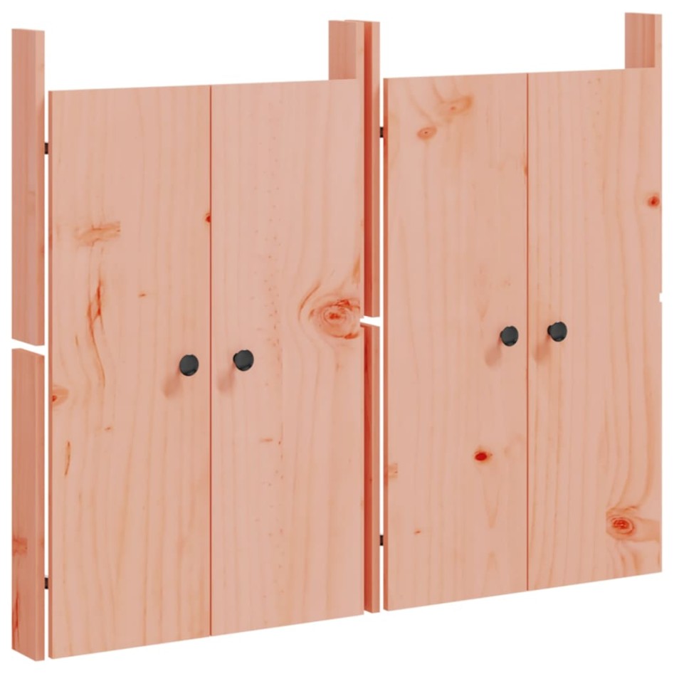 Puertas cocina exterior 2 uds madera maciza Douglas 50x9x82