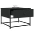 Mesa de centro madera de ingeniería negra 51x51x40