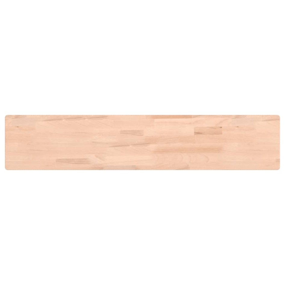Estante de pared madera maciza de haya 100x20x4