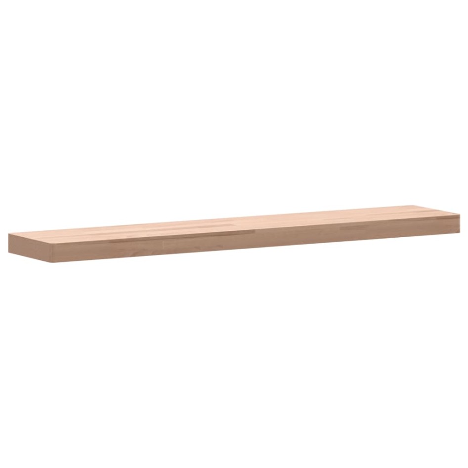 Estante de pared madera maciza de haya 100x20x4