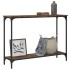 Mesa consola madera de ingeniería roble ahumado 101x30,5x75