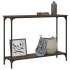 Mesa consola madera de ingeniería marrón roble 101x30,5x75