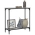 Mesa consola madera de ingeniería gris Sonoma 75x30,5x75