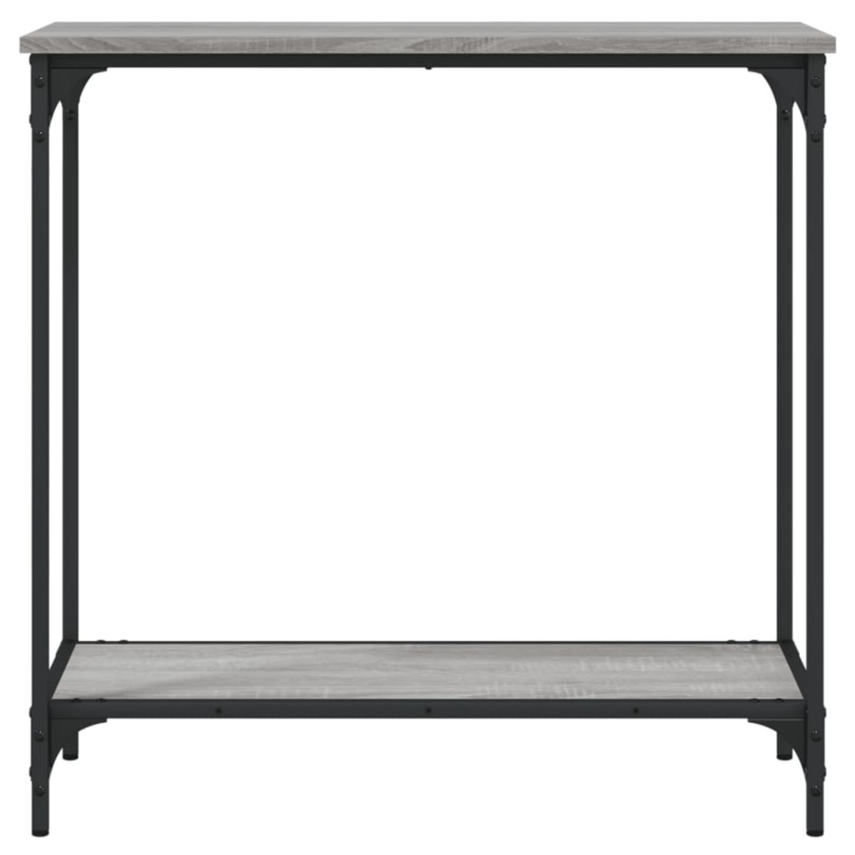 Mesa consola madera de ingeniería gris Sonoma 75x30,5x75