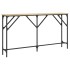 Mesa consola madera de ingeniería roble Sonoma 140x23x75