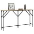 Mesa consola madera de ingeniería roble Sonoma 140x23x75