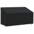 Cubierta de banco de 3 plazas Oxford 420D negro 175x85x68/94