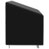 Cubierta de banco de 3 plazas Oxford 420D negro 175x85x68/94