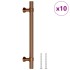 Tiradores para armarios 10 uds acero inoxidable bronce 128