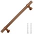 Tiradores para armarios 10 uds acero inoxidable bronce 128
