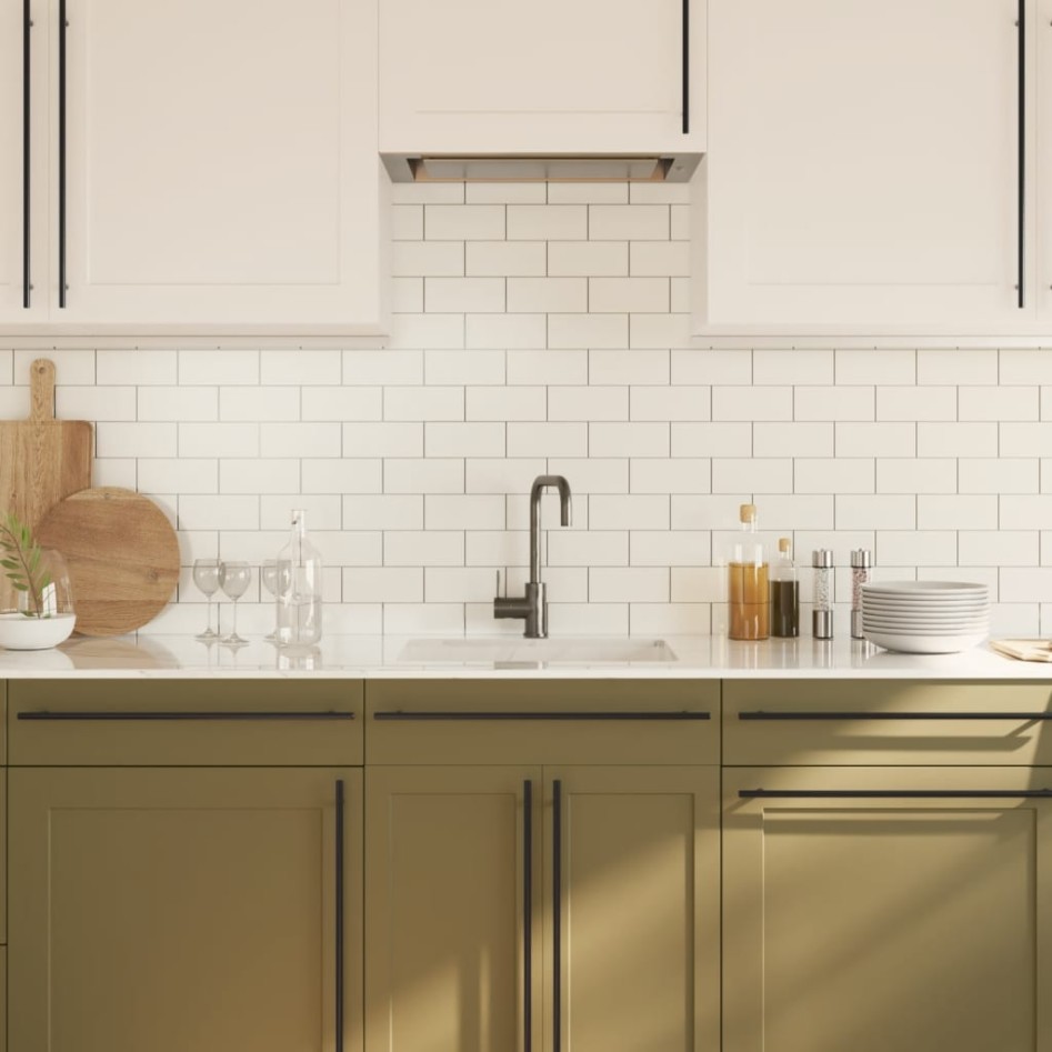 Tiradores para armarios 20 uds acero inoxidable negro 480