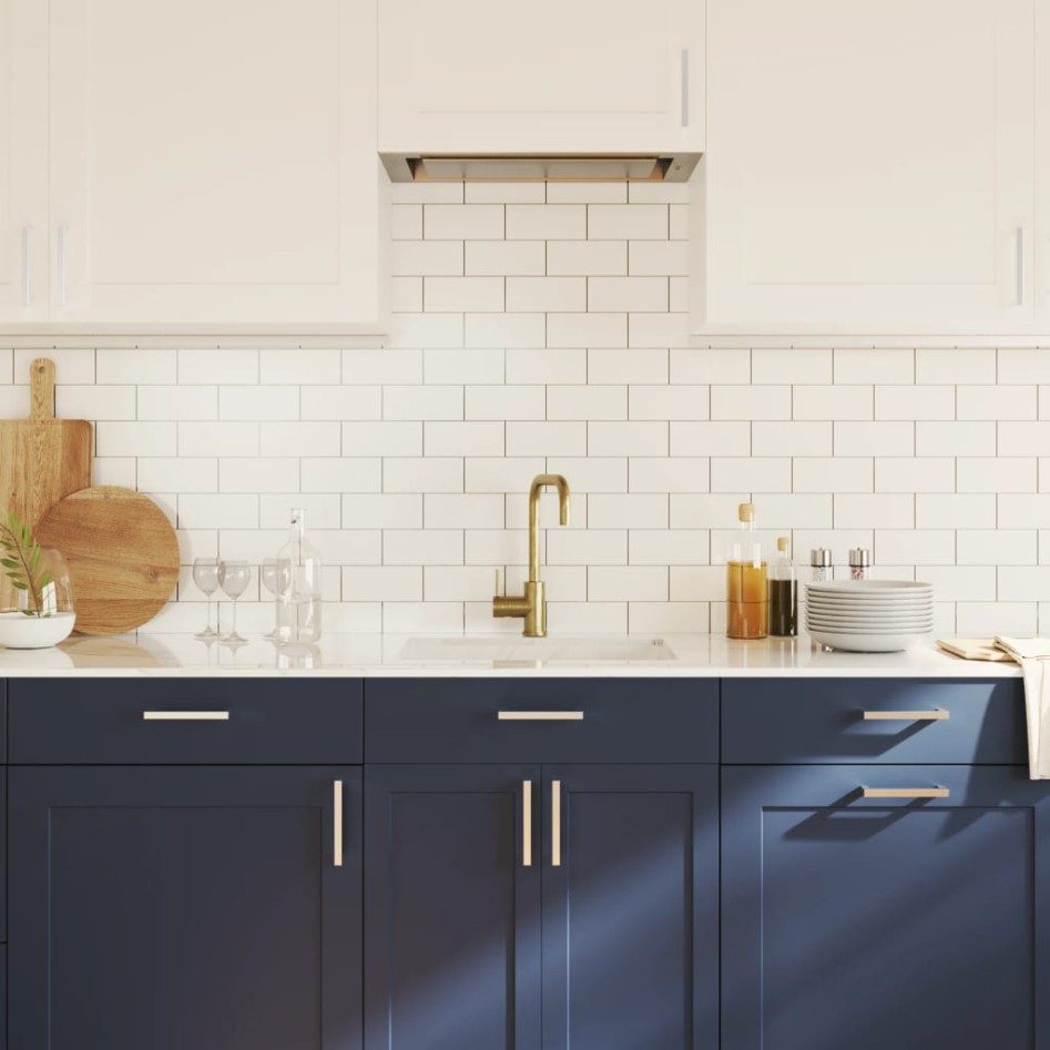 Tiradores para armarios 20 uds acero inoxidable plateado 160