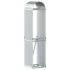 Leñero de acero galvanizado plateado 40x45x170