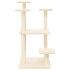 Postes rascadores para gatos con plataformas crema 98,5