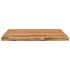 Estante pared cuadrado madera de acacia borde vivo 40x40x3,8