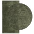 Alfombra pelo corto suave lavable HUARTE verde bosque 60x110