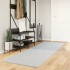 Alfombra de pelo corto suave lavable HUARTE azul 80x250