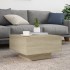 Mesa de centro madera de ingeniería roble Sonoma 55x55x31