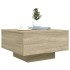 Mesa de centro madera de ingeniería roble Sonoma 55x55x31