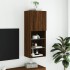 Mueble para TV con luces LED roble marrón 40,5x30x102