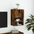 Mueble para TV con luces LED roble ahumado 40,5x30x60