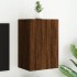 Mueble TV de pared madera ingeniería marrón roble 40,5x30x60