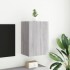 Mueble TV de pared madera ingeniería gris Sonoma 40,5x30x60