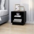 Mesitas de noche 2 uds madera maciza de pino negro 40x34x40