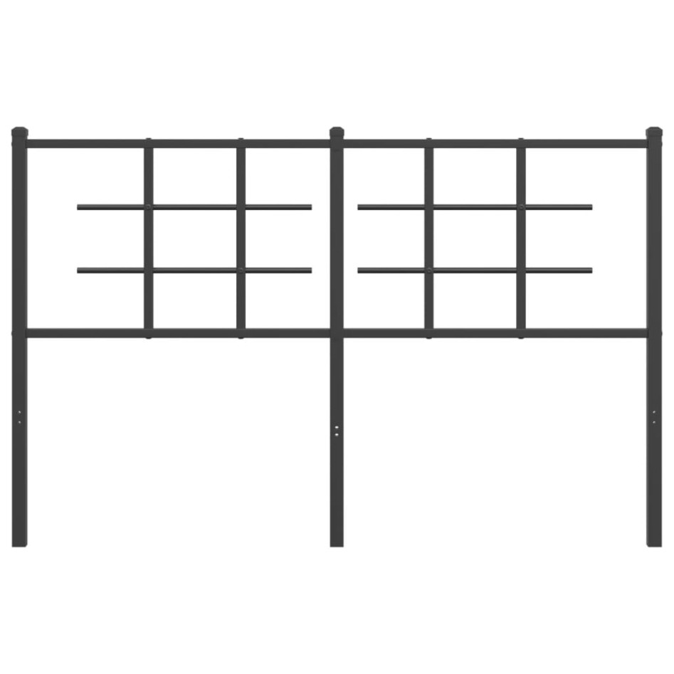 Cabecero de metal negro 135