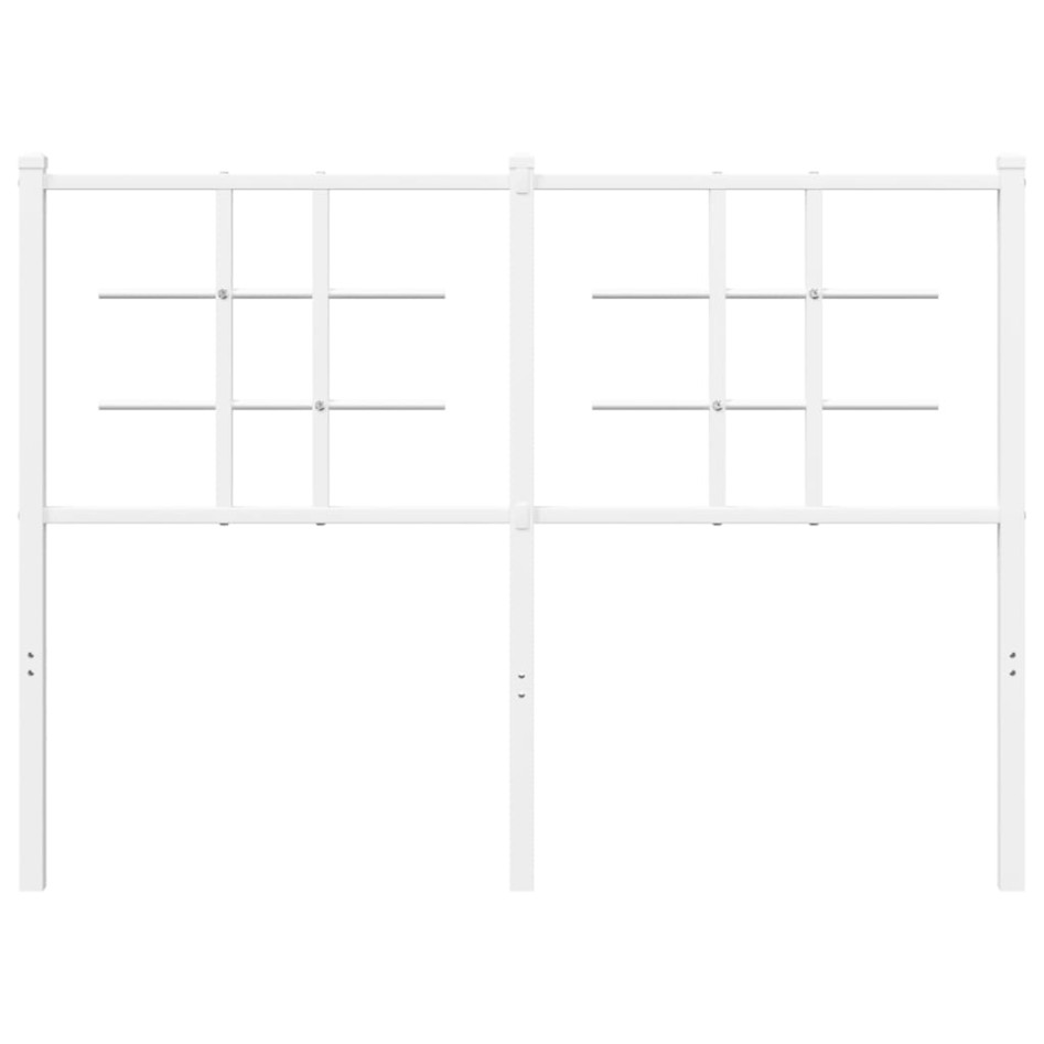 Cabecero de metal blanco 120