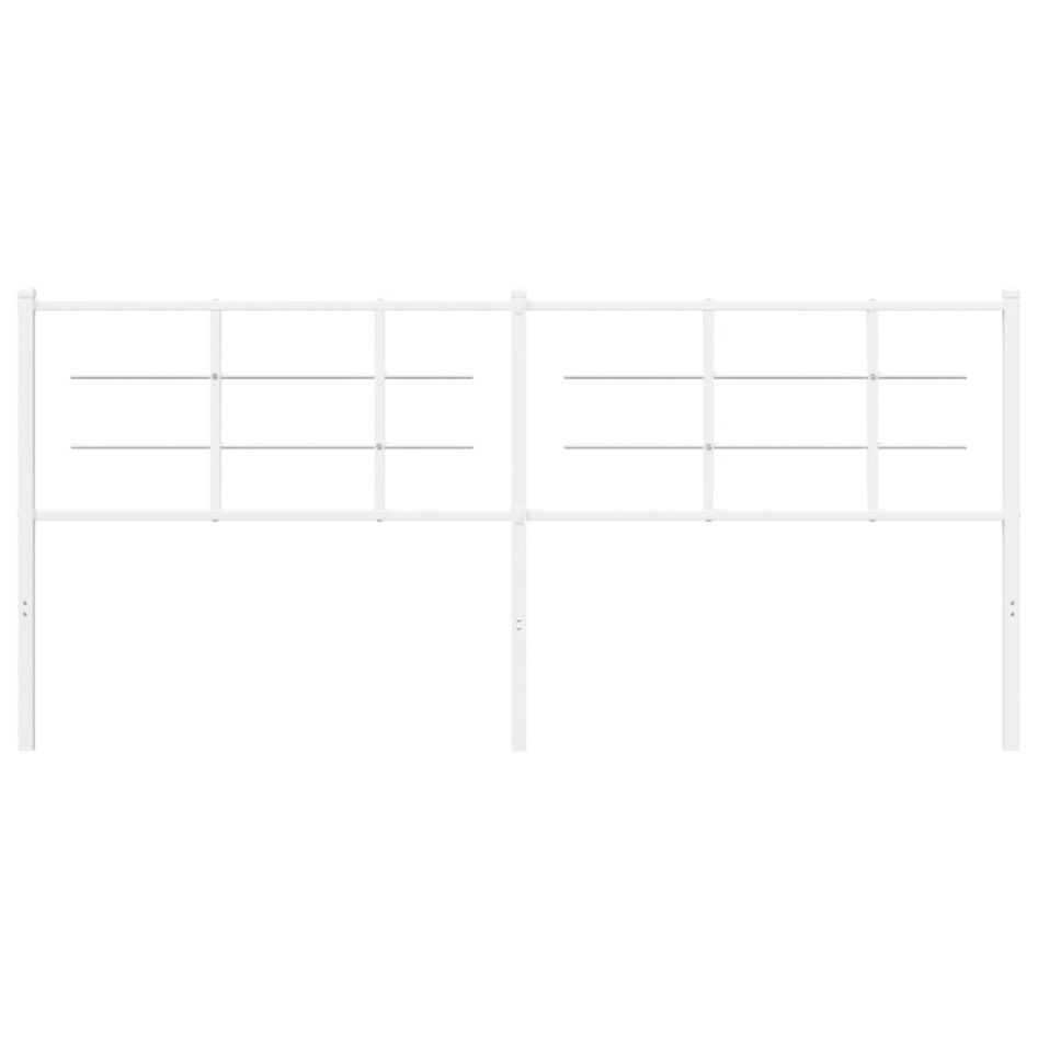 Cabecero de metal blanco 200