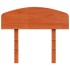 Cabecero de cama madera maciza de pino marrón cera 75