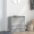 Zapatero de madera de ingeniería gris Sonoma 60x21x57