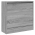 Zapatero de madera de ingeniería gris Sonoma 60x21x57