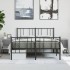 Mesitas noche con puertas vidrio 2 uds gris Sonoma 35x37x50