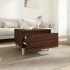 Mesa auxiliar madera contrachapada roble marrón 50x46x35