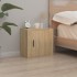 Mesitas de noche de pared 2 uds color roble Sonoma 50x30x47